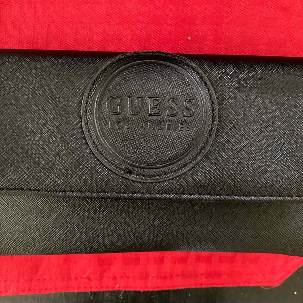 AUTHENTIC Guess Los Angeles Black Bifold Wallet